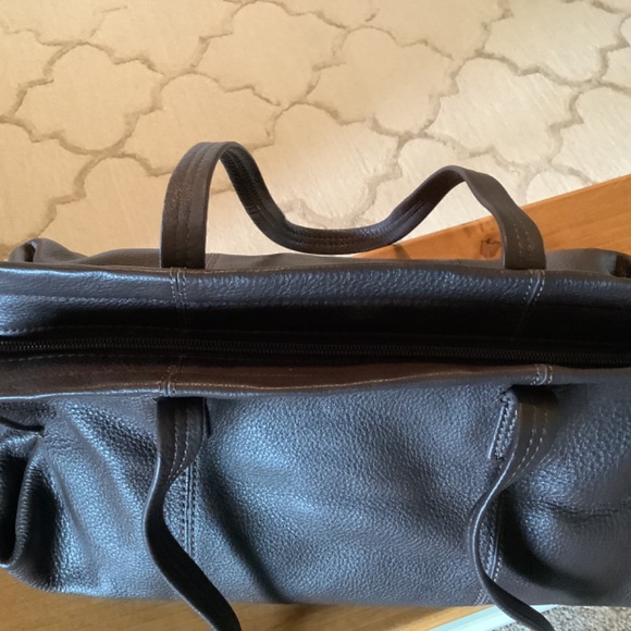 J Jill  Brown Leather Satchel - Picture 4 of 4